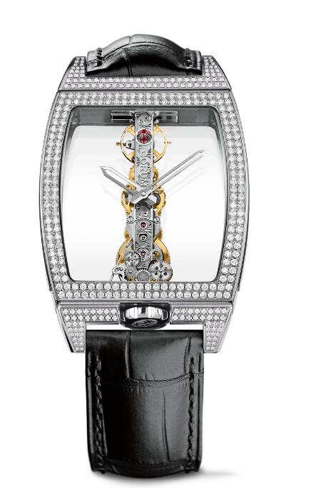 Buy Corum replica B113/03198 - 113.162.69/0F01 0000 GOLDEN BRIDGE CLASSIC WHITE GOLD DIAMONDS watches